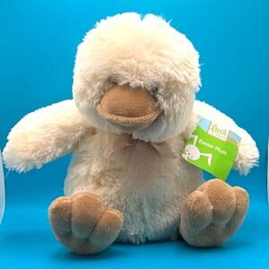 Dan Dee Collectors Choice plush beige yellow duck 17"w easter plush spring w tag